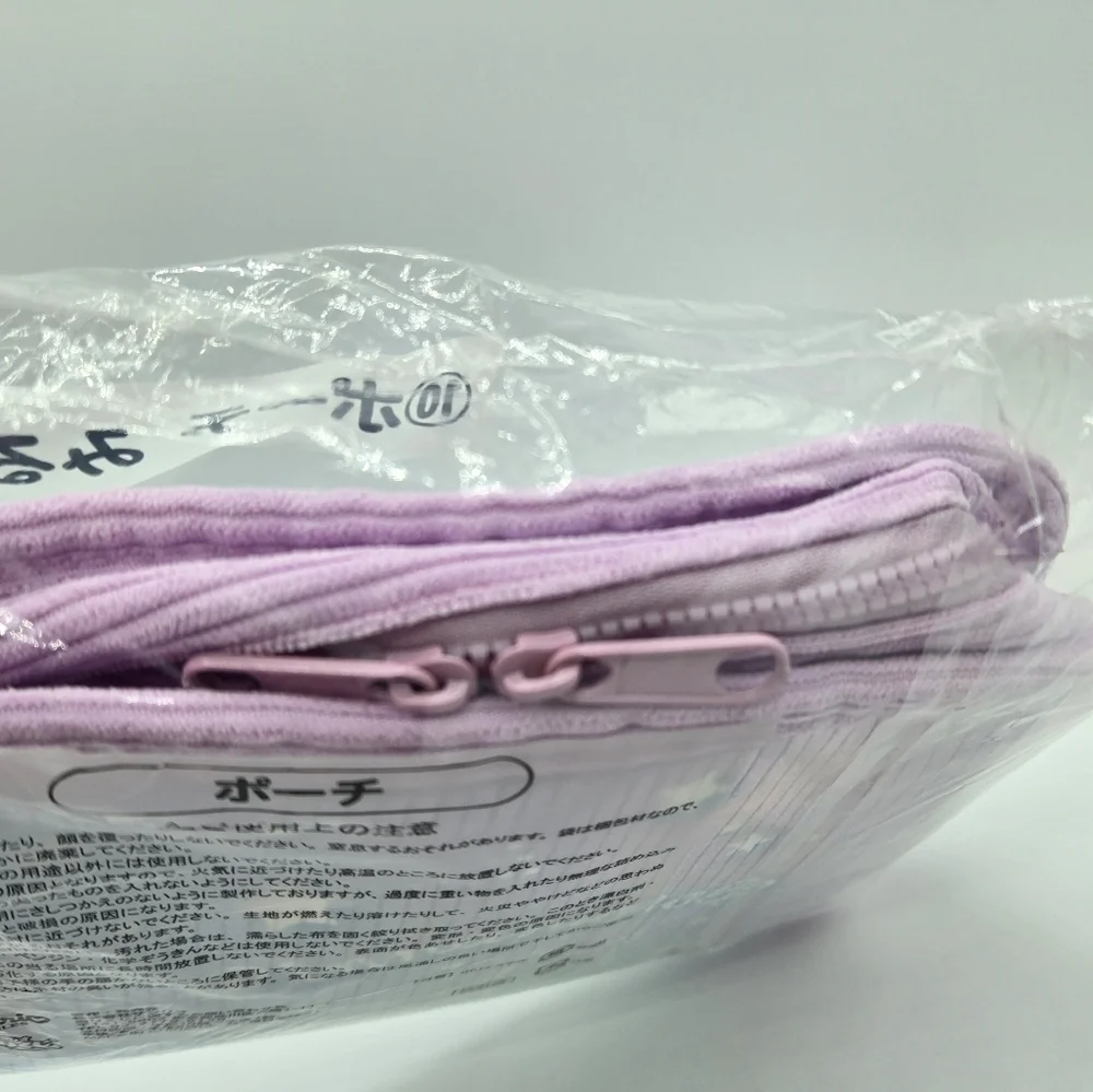 Sanrio Milk Corduroy Cosmetic accessory bag Pink